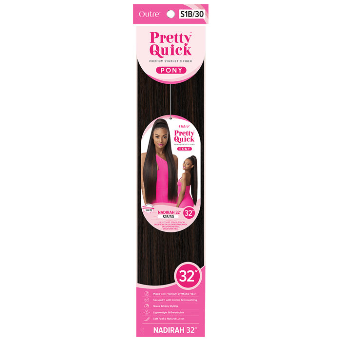 Outre Pretty Quick Ponytail - NADIRAH 32"