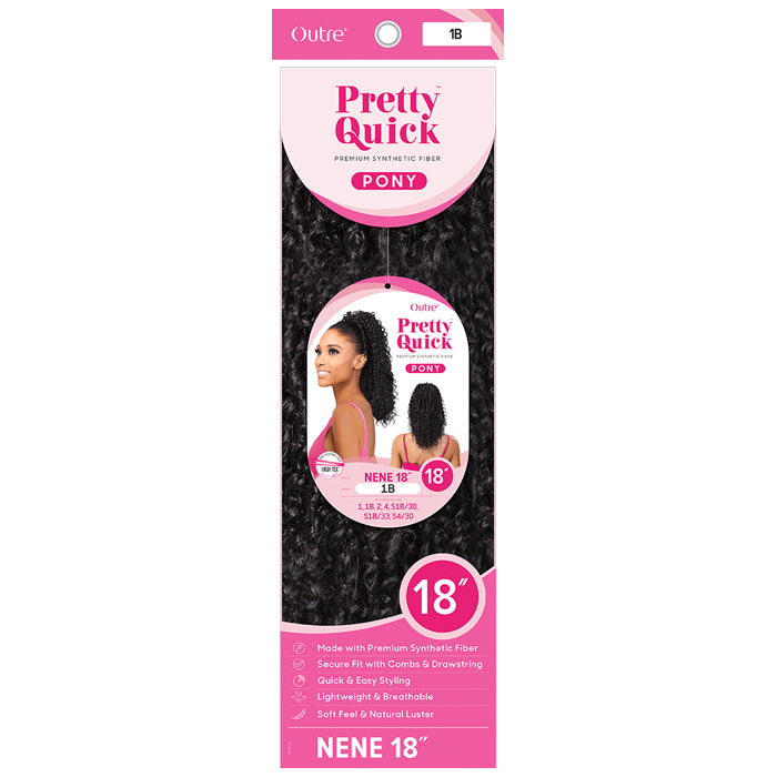 Outre Pretty Quick Drawstring Ponytail - NENE 18"