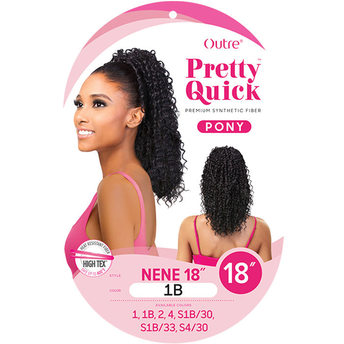Outre Pretty Quick Drawstring Ponytail - NENE 18"