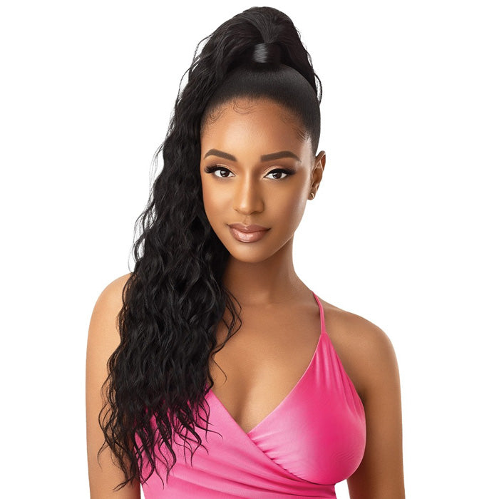 Outre Synthetic Pretty Quick Ponytail - NATURAL WAVE 24"