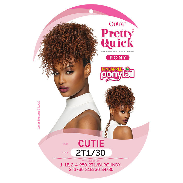 Outre Pretty Quick Pineapple Ponytail - CUTIE
