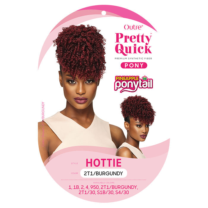 Outre Pretty Quick Pineapple Ponytail - HOTTIE