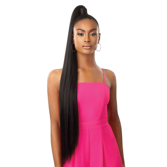 Outre Pretty Quick Wrap Around Pony - SLEEK STRAIGHT 36"