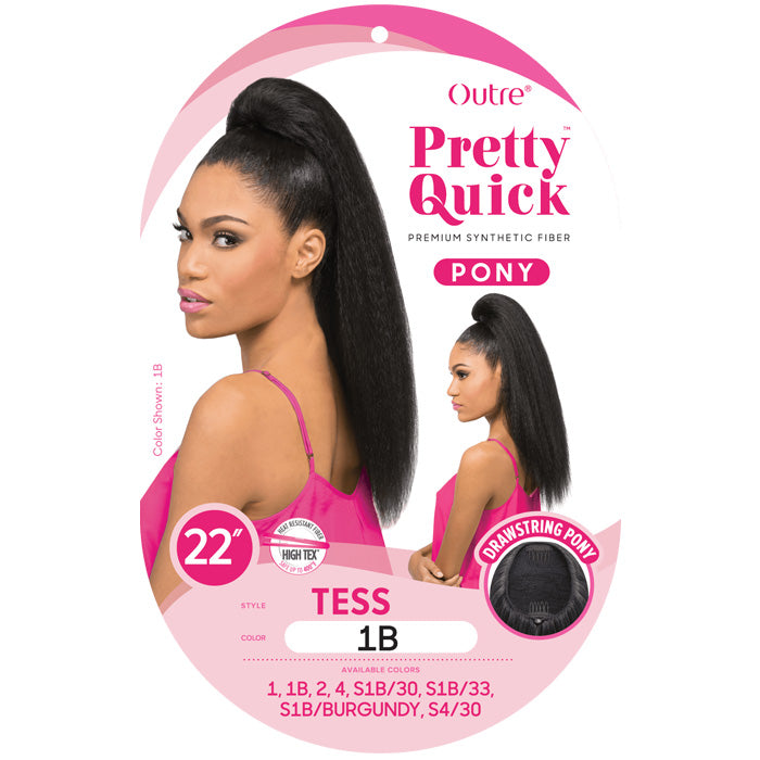 Outre Pretty Quick Drawstring Ponytail - TESS 22"