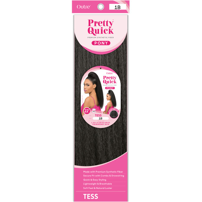 Outre Pretty Quick Drawstring Ponytail - TESS 22"