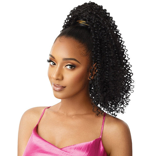 Outre Pretty Quick Wrap Around Ponytail Bulk Free - BOHEMIAN COILS 18"