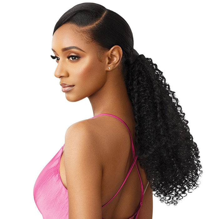 Outre Pretty Quick Wrap Around Ponytail Bulk Free - BOHEMIAN COILS 18"