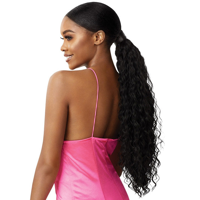 Outre Pretty Quick Wrap Around Pony Bulk Free Ponytail - DEEP WAVE 24"