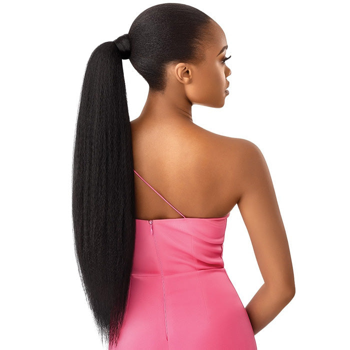 Outre Pretty Quick Wrap Around Ponytail Bulk Free - JUMBO KINKY STRAIGHT 24"
