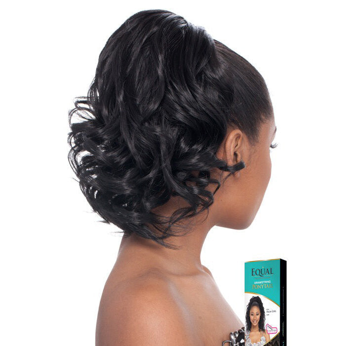 Shake N GO Drawstring Ponytail - YAKY STRAIGHT 12