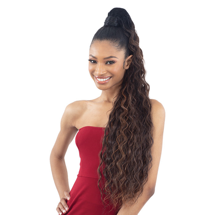 Shake-N-Go Organique Pony Pro Ponytail - CRIMPED 36"