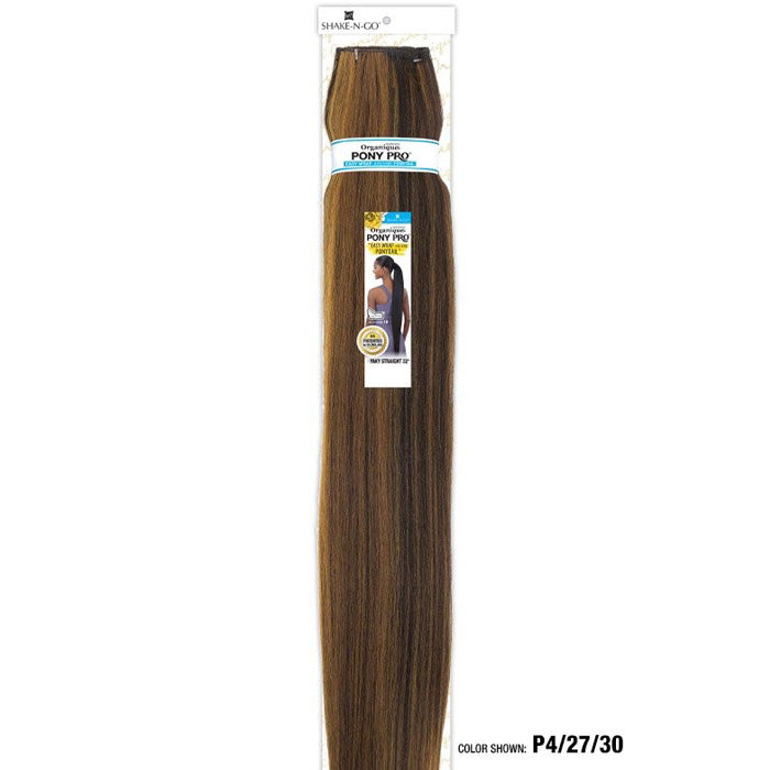 Shake N Go Organique Pony Pro Ponytail - STRAIGHT YAKY 32"