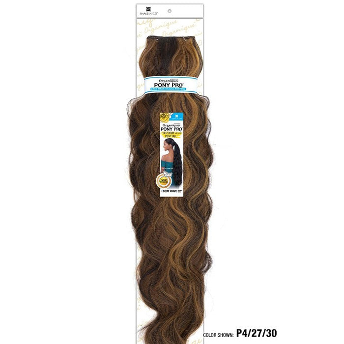 Shake N Go Organique Pony Pro Ponytail - BODY WAVE 32"