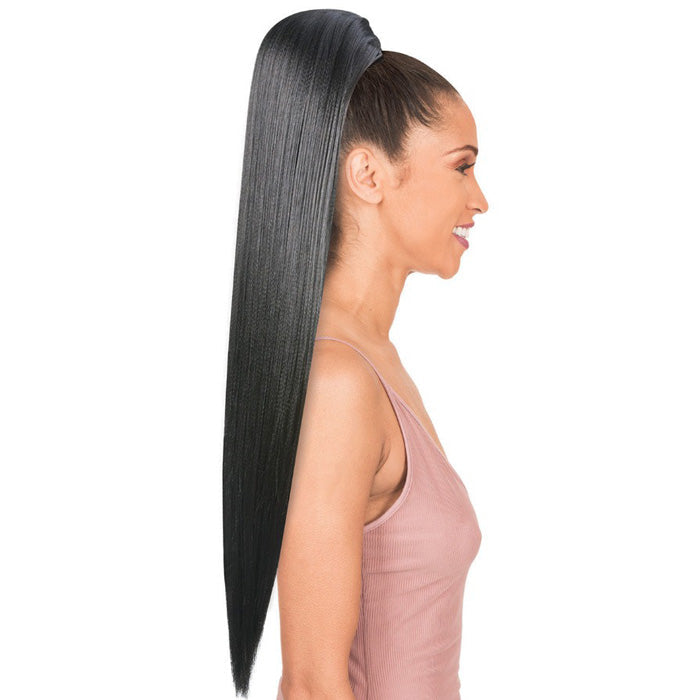 New Born Free Drawstring Ponytail - STRAIGHT 24"
