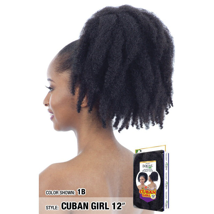 Freetress Equal Synthetic Drawstring Ponytail - CUBAN GIRL 12 Inch
