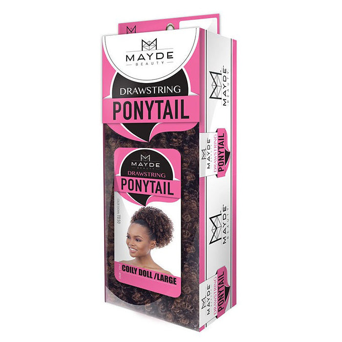 Mayde Beauty Drawstring Ponytail - COILY DOLL LARGE
