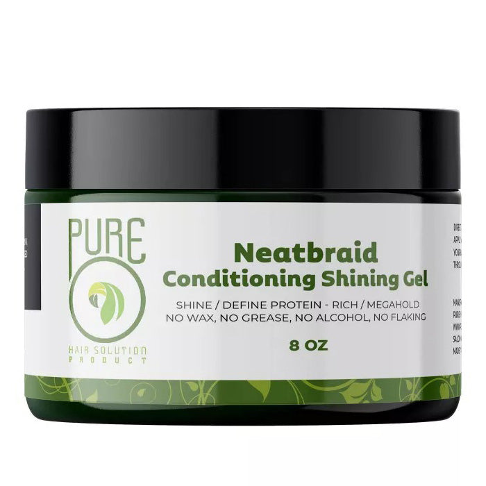Pure O Natural Neatbraid Conditioning Shining Gel 4 oz/ 8 oz