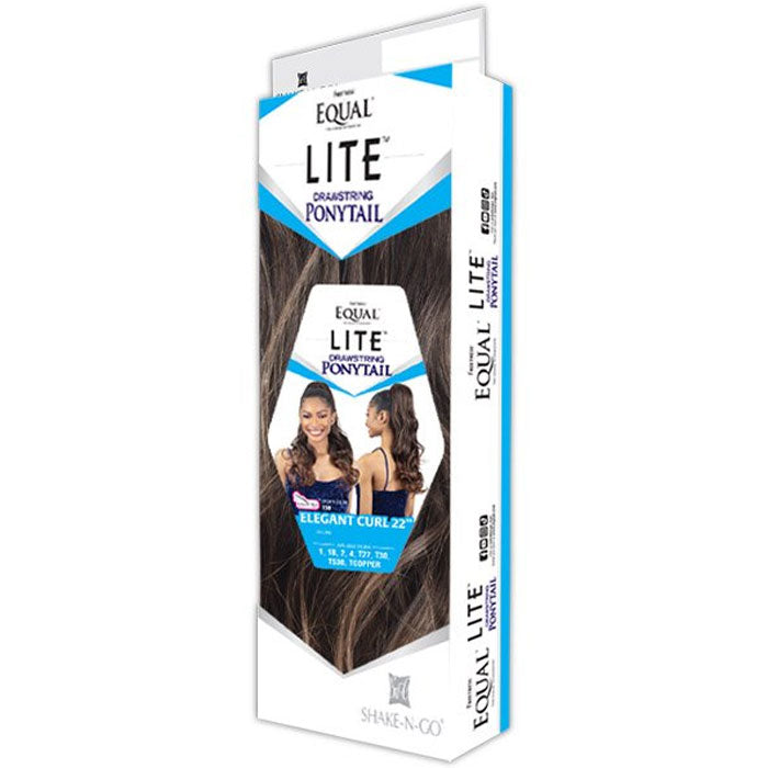 Freetress Equal Lite Drawstring Ponytail - ELEGANT CURL 22"