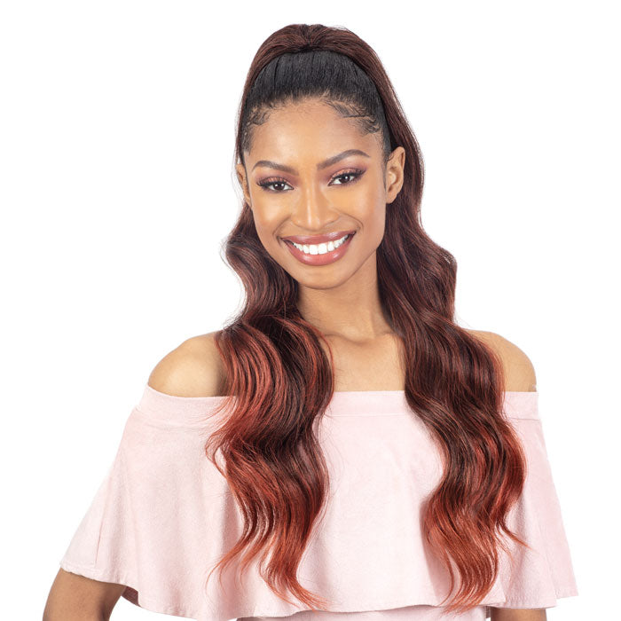 Freetress Equal Lite Drawstring Ponytail - LUXY WAVE 28"