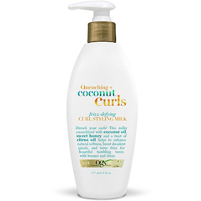 Organix Quenching Plus Coconut Curls Frizz-Defying Curl Styling Milk 6 oz