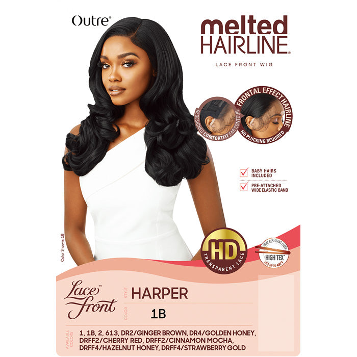 Outre Synthetic Melted Hairline Lace Front Wig HARPER