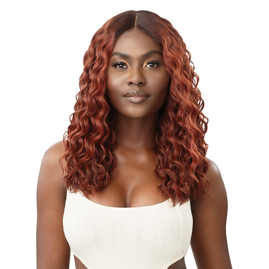 Outre Wet & Wavy HD Transparent Lace Front Wig - PRICILLA