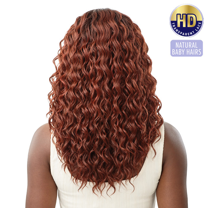 Outre Wet & Wavy HD Transparent Lace Front Wig - PRICILLA