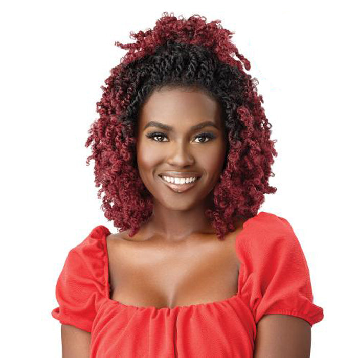 Outre X-Pression Synthetic Twisted Up Lace Front Braid Wig - BUTTERFLY BOMB TWIST 14