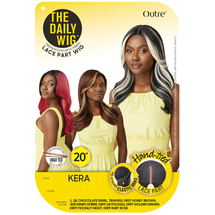 Outre The Daily Wig Hand-Tied Lace Part Wig - KERA