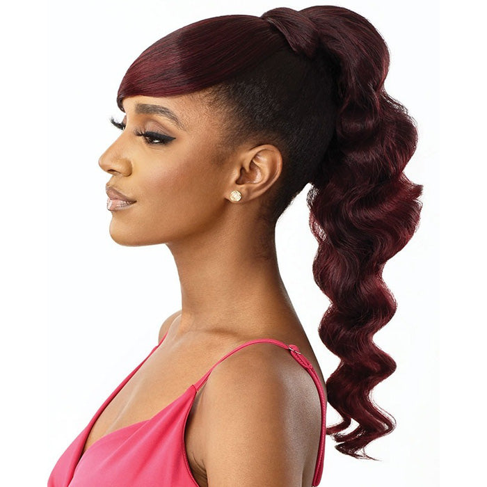 Outre Pretty Quick Pre-Attached Bang x Pony - ALAID 20"
