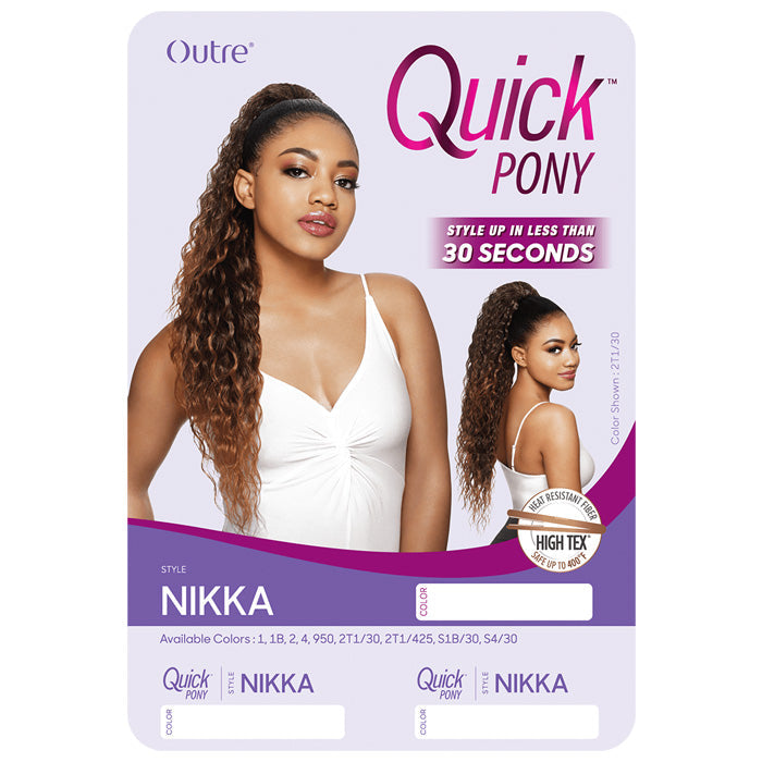 Outre Synthetic Hair Ponytail Quick Pony NIKKA