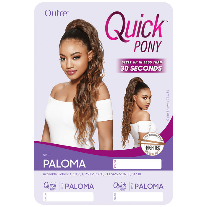 Outre Synthetic Hair Ponytail Quick Pony PALOMA