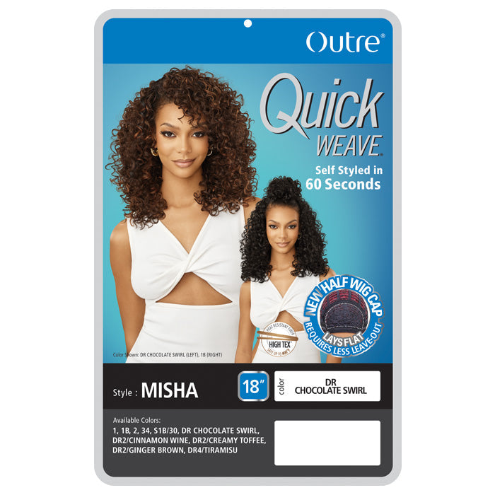Outre Quick Weave Half Wig Cap - MISHA