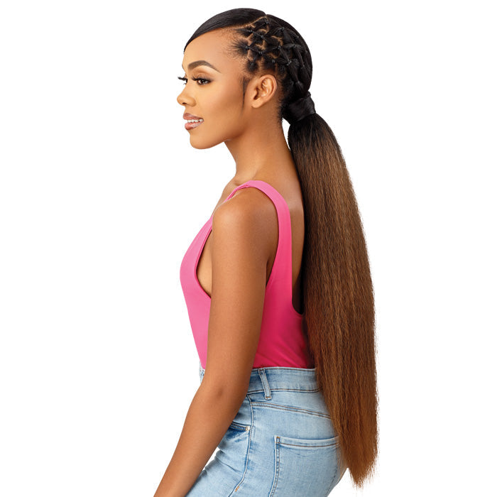 Outre Converti Cap + Wrap Pony Deluxe Cap Half Wig - BOLD & IRRESISTIBLE