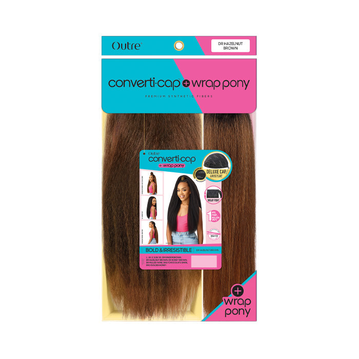 Outre Converti Cap + Wrap Pony Deluxe Cap Half Wig - BOLD & IRRESISTIBLE