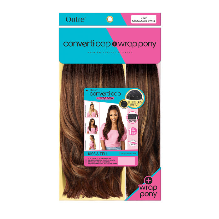 Outre Converti Cap + Wrap Pony Half Wig - KISS & TELL