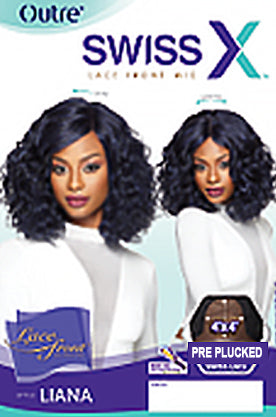 Outre Synthetic Swiss X Lace Front Wig LIANA