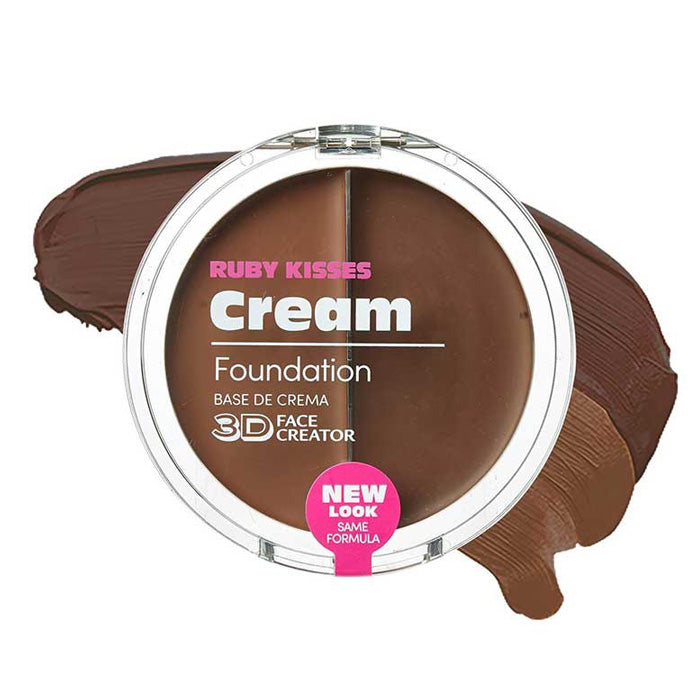 Ruby Kisses 3D Face Creator Duo Foundation & Concealer Buildable Coverage - FOUNDATION CREAM