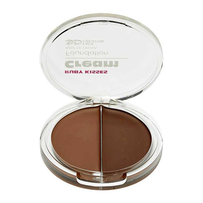 Ruby Kisses 3D Face Creator Duo Foundation & Concealer Buildable Coverage - FOUNDATION CREAM