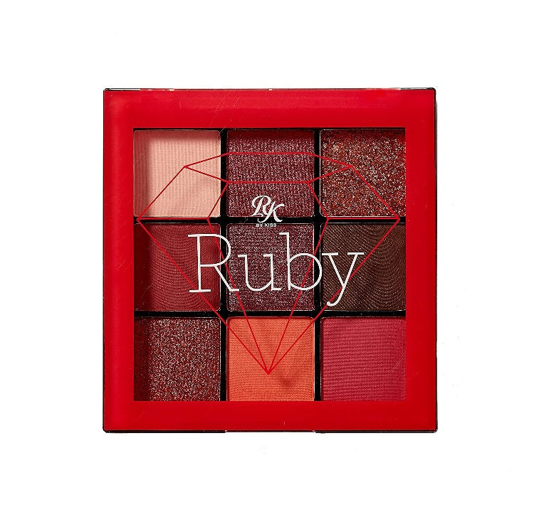 Ruby Kisses Eyeshadow Palette - 9 Color 24K