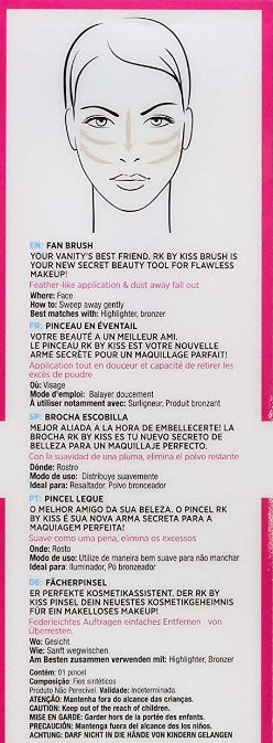 Ruby Kisses By Kiss FAN BRUSH RMUB04