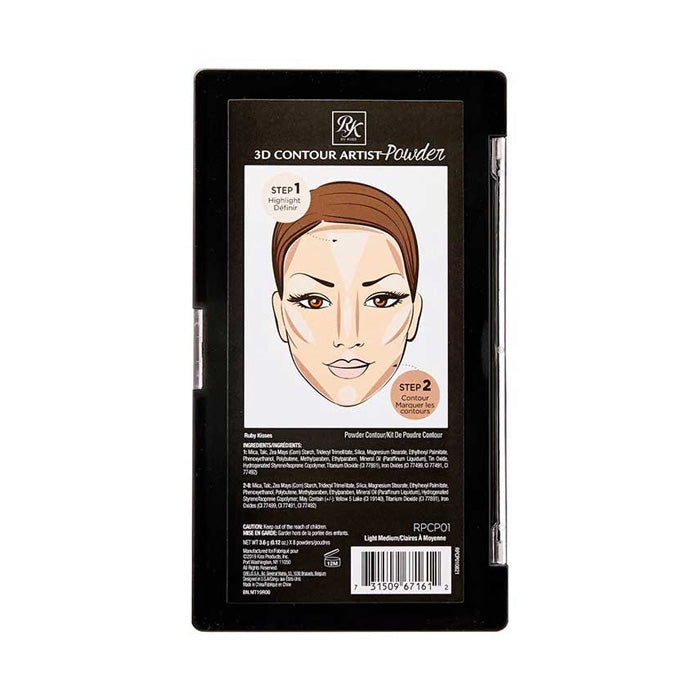 Ruby Kisses By Kiss 3D CONTOUR ARTIST POWDER
