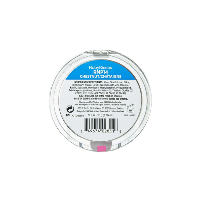 Ruby Kisses 100% Pure Mineral Pressed Powder
