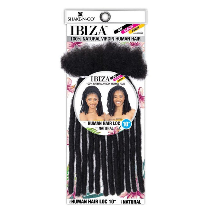 Shake N Go Ibiza 100% Natural Virgin Human Hair Braids - HUMAN HAIR LOC 8/10/12/14"
