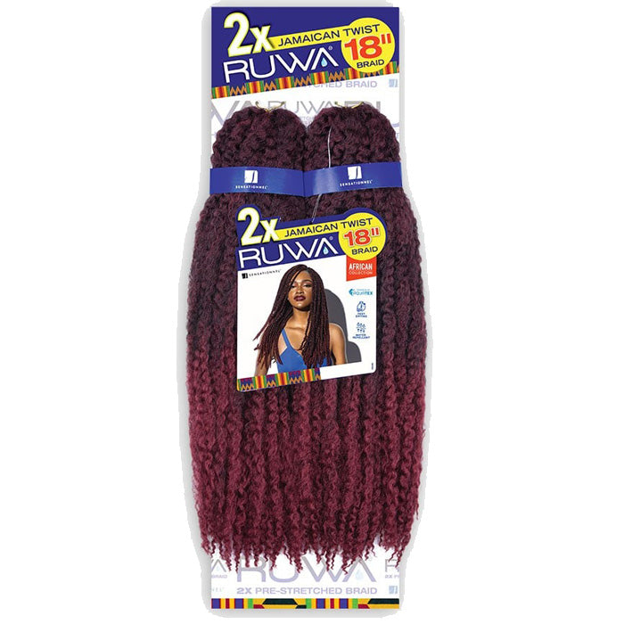 Sensationnel Ruwa Pre-Stretched - 2X JAMAICAN TWIST 18"