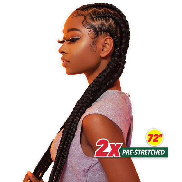 Sensationnel X-Pression Braids - 2X PRE-STRETCHED BRAID 72"