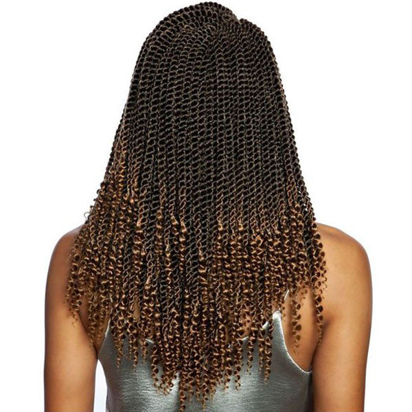 Mane Concept Afri Naptural Crochet Loop Pre-Stretched Braid - SB307 3X COILY ENDS SENEGAL TWIST 14"