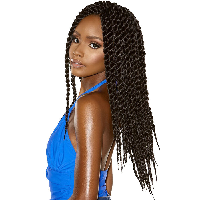 Sensationnel Ruwa Crochet Pre-Looped Braids - 3X SENEGAL TWIST 18"