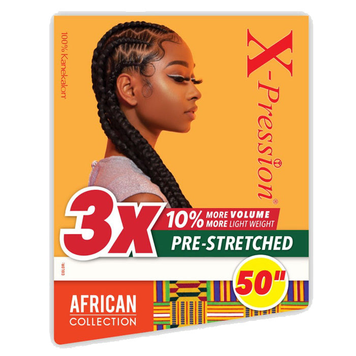 Sensationnel African Collection X-Pression Braid - 3X PRE-STRETCHED 50"