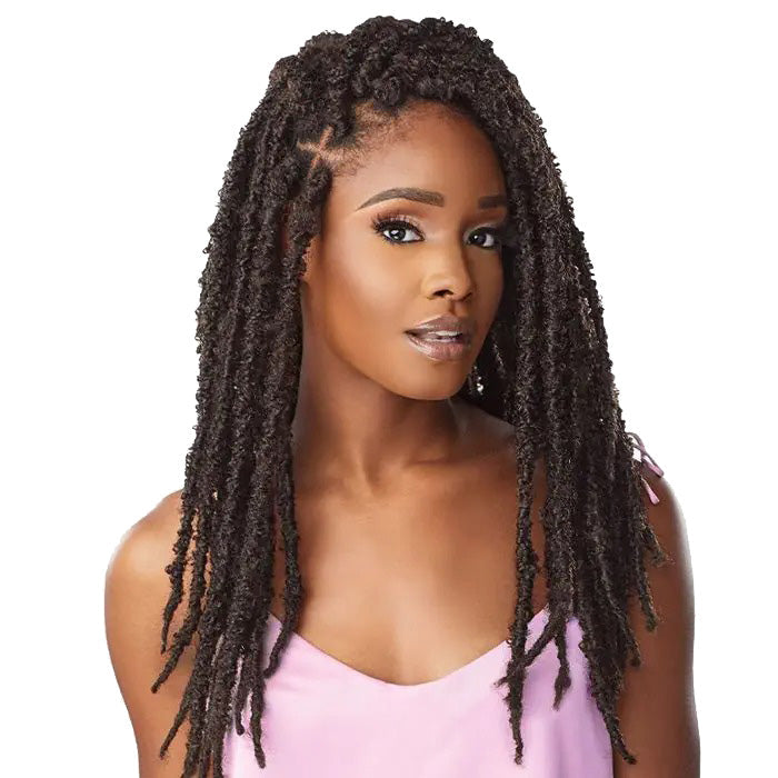 Sensationnel Lulutress Pre-Looped Crochet Braid - 2X BUTTERFLY LOCS 18"